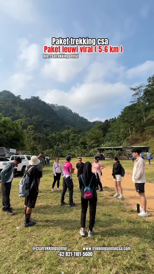 Terima kasih banyak kak. Rafly dan kak. Ainun sudah menggunakan jasa kami untuk kegiatan trekkingnya 🙏🙏
Yuk buat sahabat yang masih bingung mau liburan kemana dan bosen liburan itu-itu aja🥳🥳
Mimin kasih yang terbaik🤠
Tunggu apalagi segera hubungin Mimin⤵️
082111015600
www.trekkingsentulcsa.com
#csatrekkingsentul #sentulviral #sentulselatan #sebtulbogor #curugviraltiktok #curugbogor #curugleuwiasih #curugleuwihejo #curuglove #curugkencana #hutanbambu#curughordeng #curugciburial #curugkembarsentul
